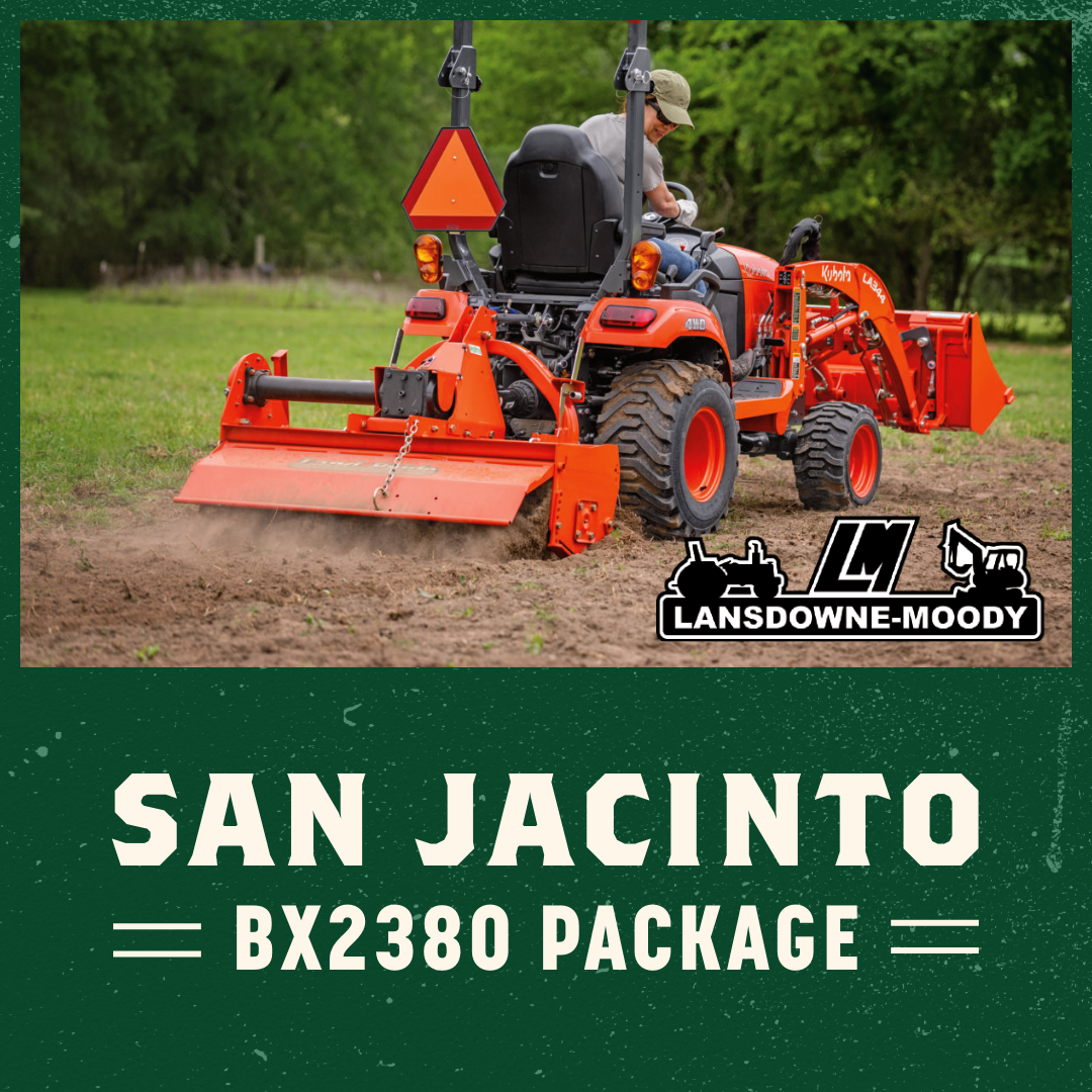 Picture of the san jacinto tractor package