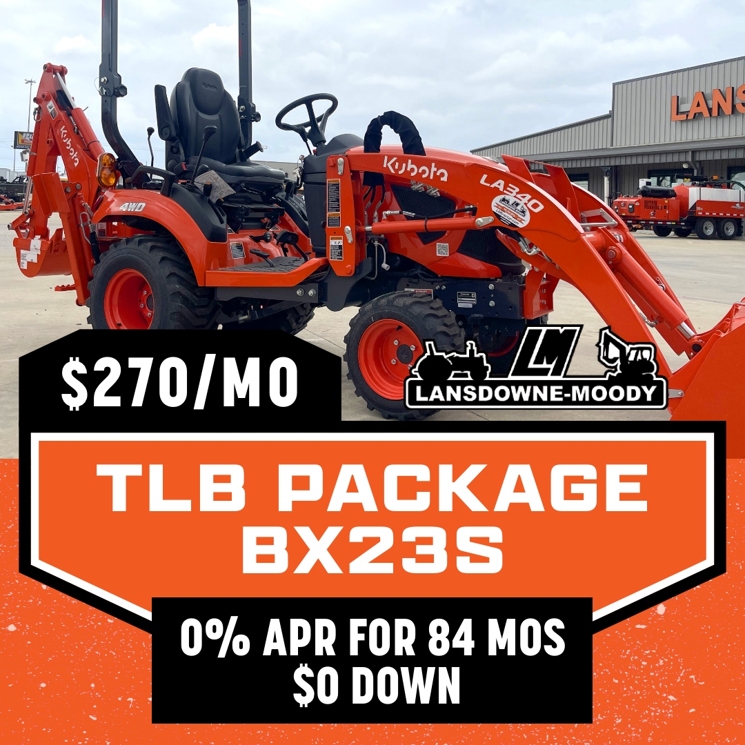 image of a kubota TLB package